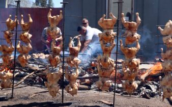 chicken on barbecue